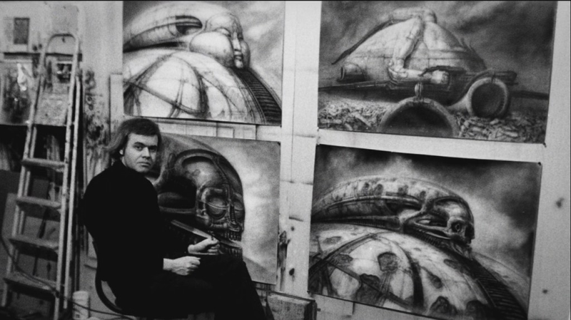 Imagen: H.R. Giger trabajando para Dune.